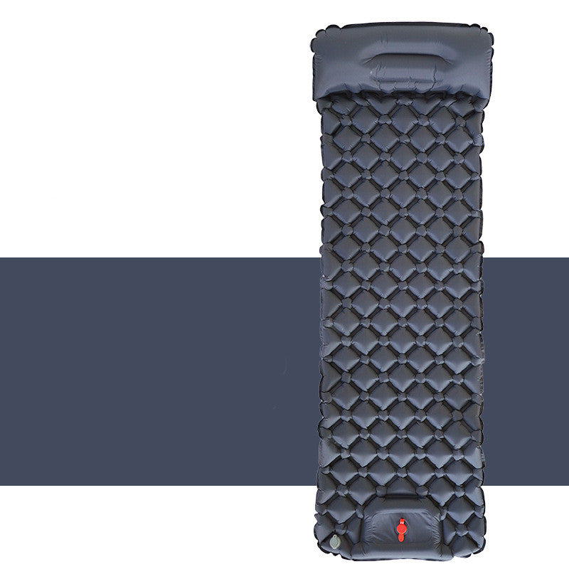 Inflatable Sleeping Pad - Lightweight Camping Mat with Built-In Pillow