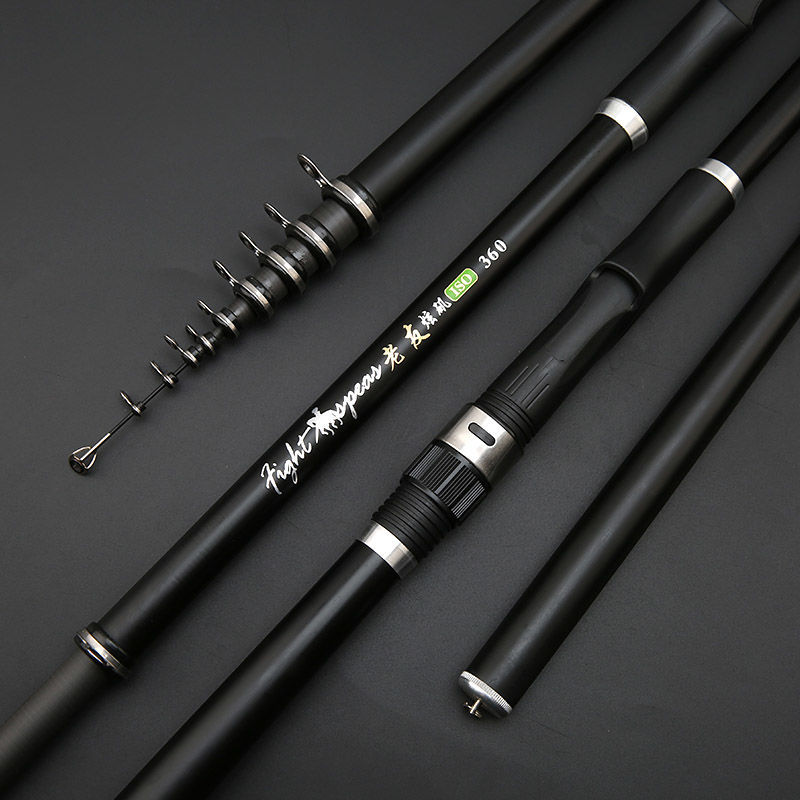 Carbon Fiber Fishing Rod - 7-Section Telescoping Fishing Rod