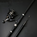 Carbon Fiber Fishing Rod - 7-Section Telescoping Fishing Rod