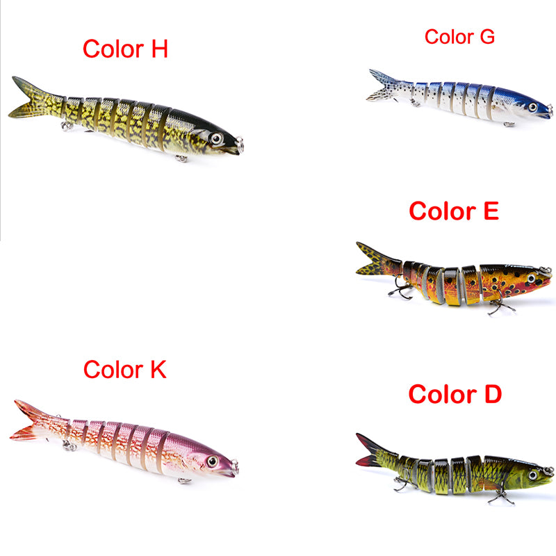 Multi-Jointed Pike Fishing Lures - Hard Bait