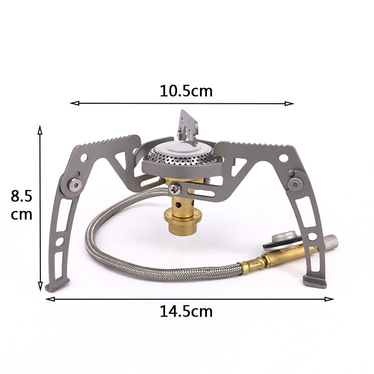 Portable Camping Stove - Compact Folding Gas Burner for Backpacking