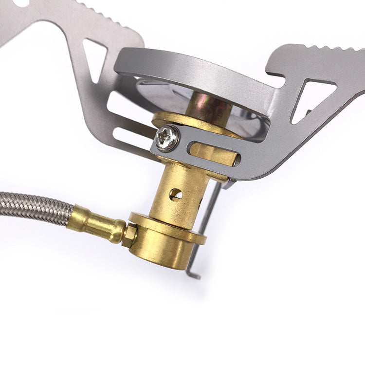 Portable Camping Stove - Compact Folding Gas Burner for Backpacking