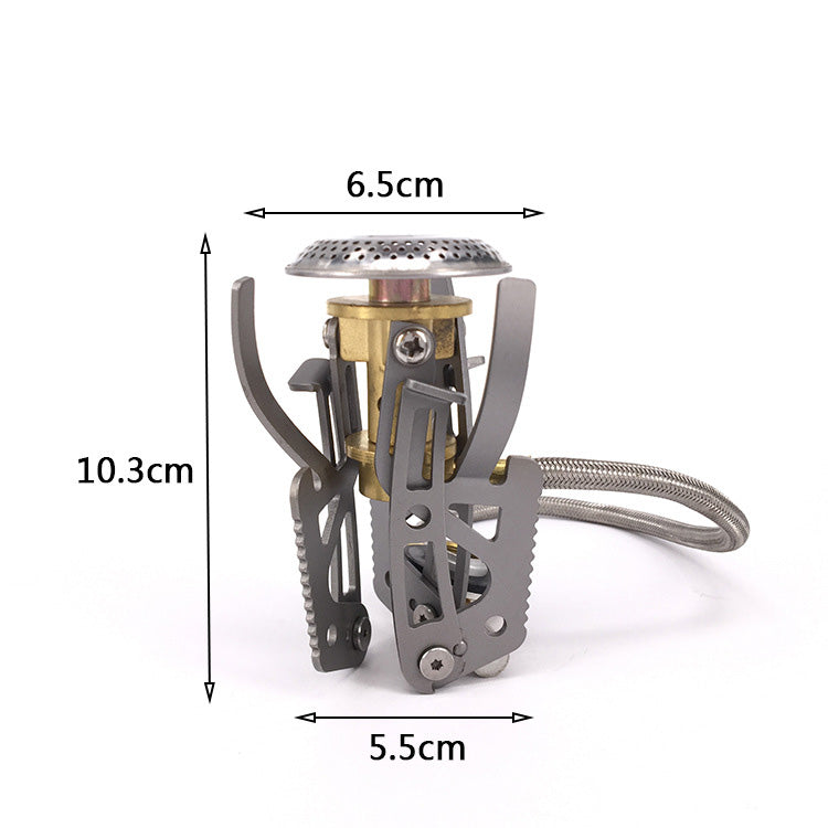 Portable Camping Stove - Compact Folding Gas Burner for Backpacking