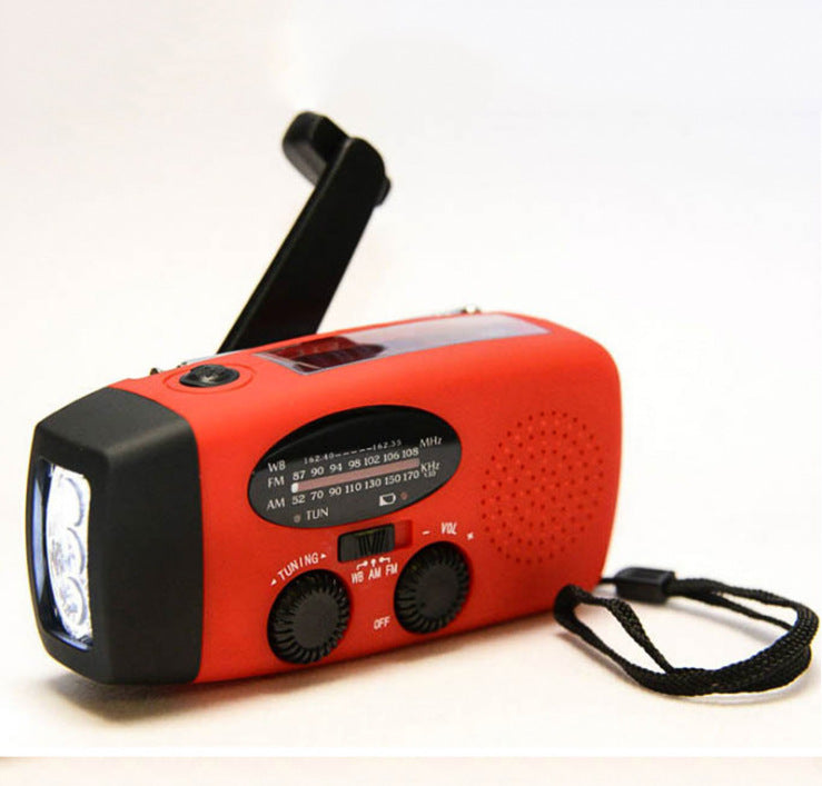 Solar Hand Crank Emergency Radio with Flashlight