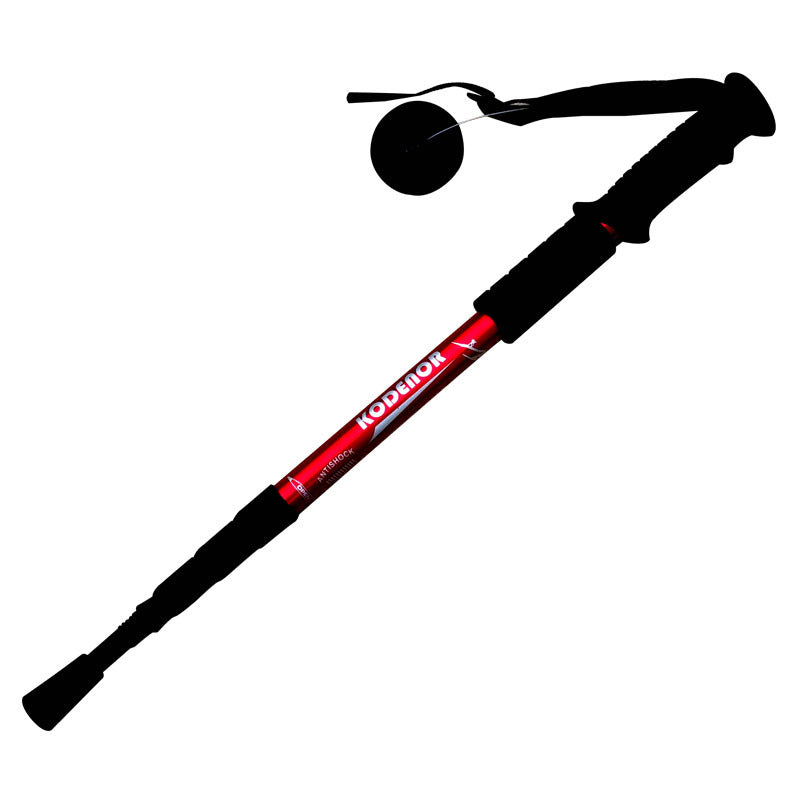 Aluminum Trekking Poles - Lightweight 4-Section Hiking Sticks