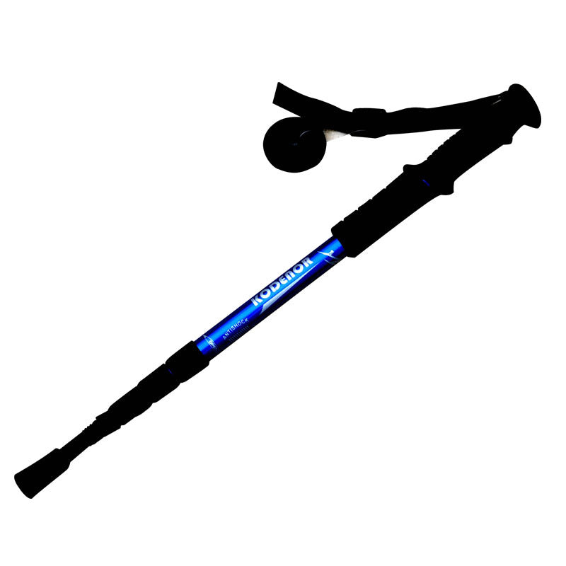Aluminum Trekking Poles - Lightweight 4-Section Hiking Sticks