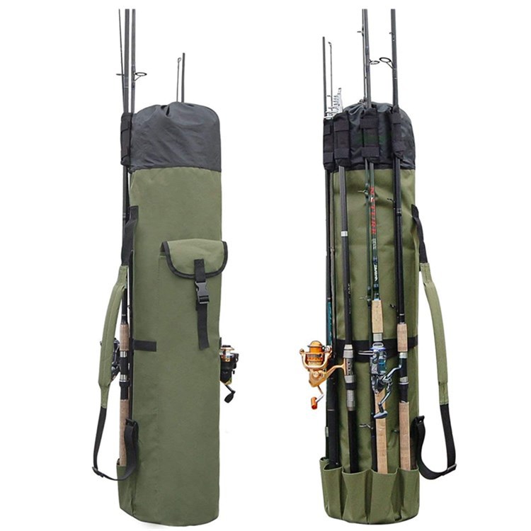 Fishing Rod Bag - Multi-Rod Storage & Tackle Organizer