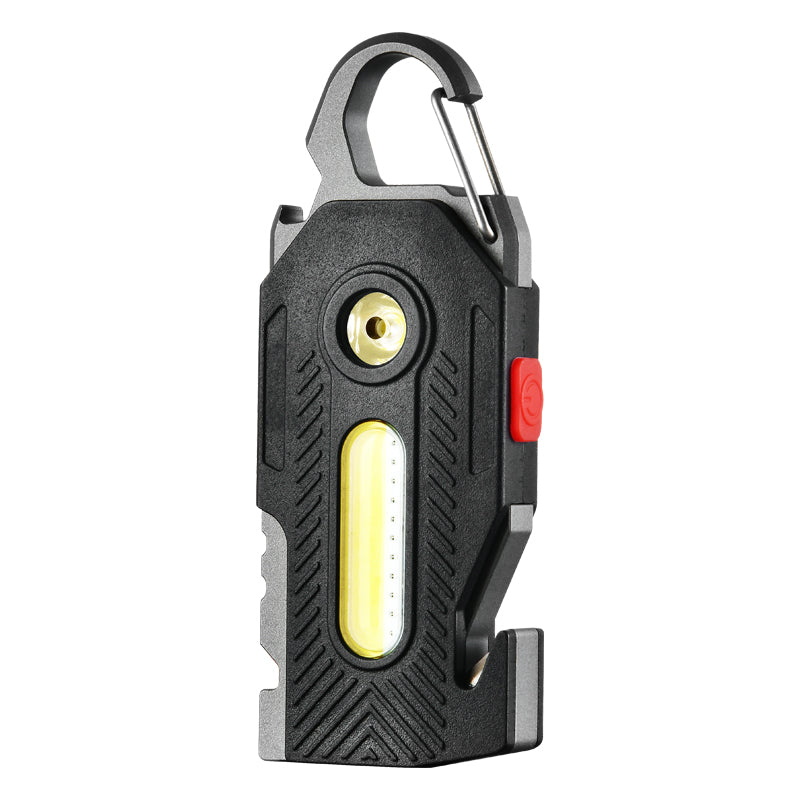 Multi-Tool LED Camping Light - 400LM Rechargeable Keychain Flashlight