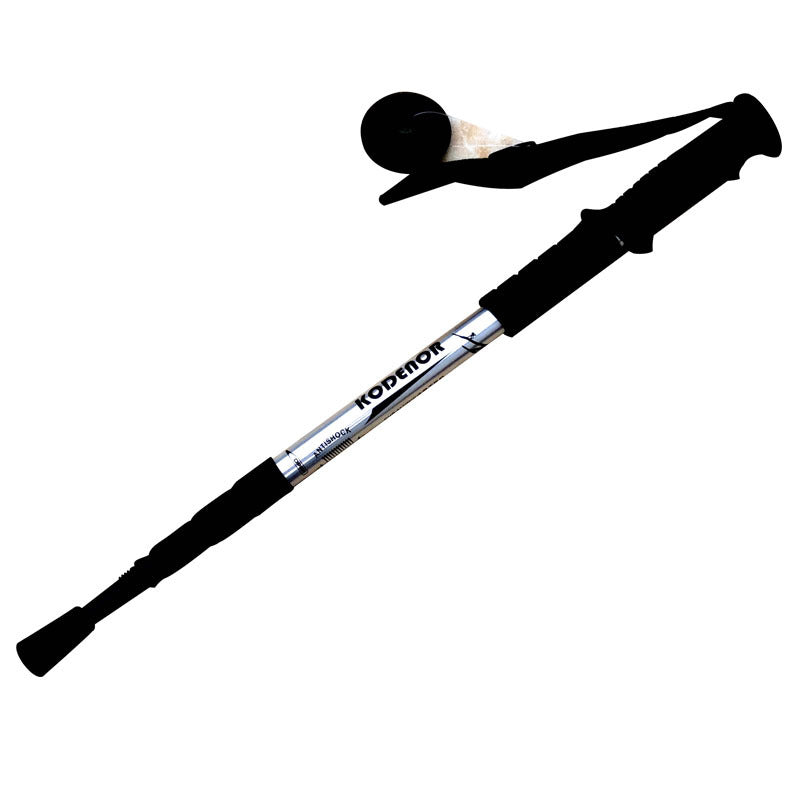 Aluminum Trekking Poles - Lightweight 4-Section Hiking Sticks