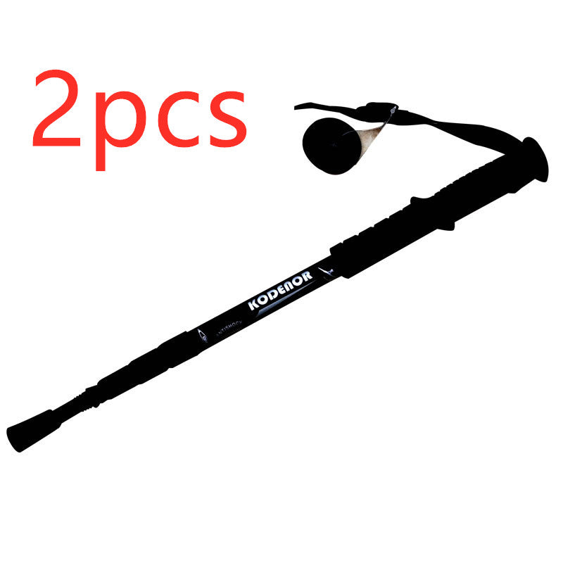 Aluminum Trekking Poles - Lightweight 4-Section Hiking Sticks